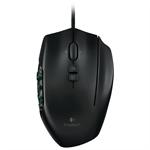 Logitech G600 MMO Gaming Mouse (Black)